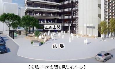 庁舎前広場のイメージ図