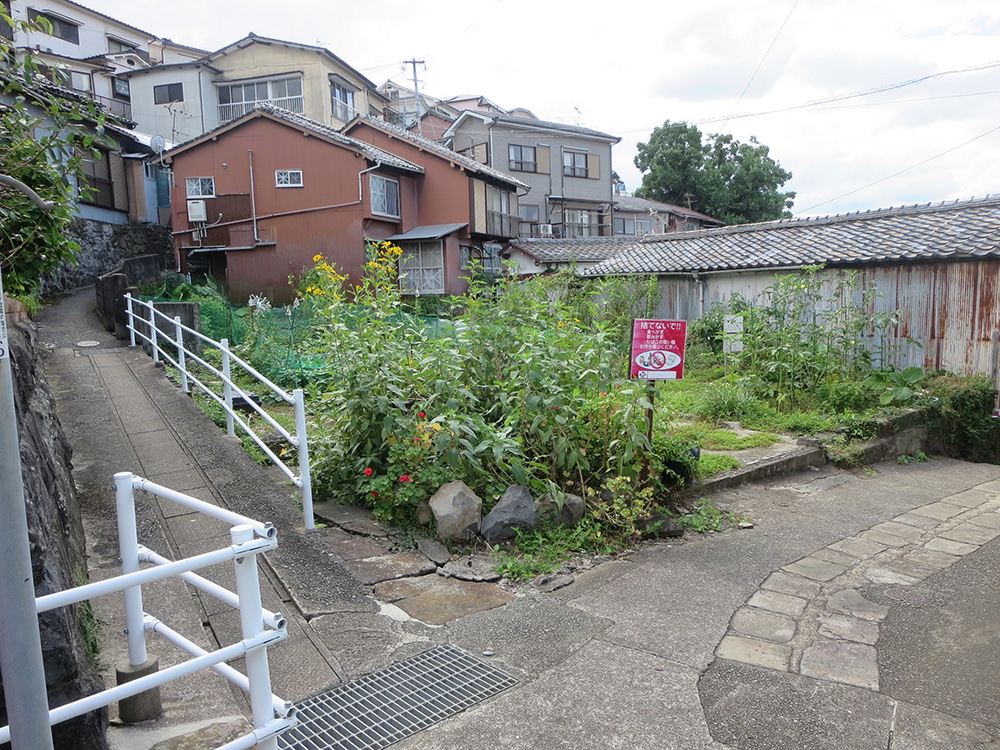 【売買】家庭菜園可能な斜面地の宅地の画像1