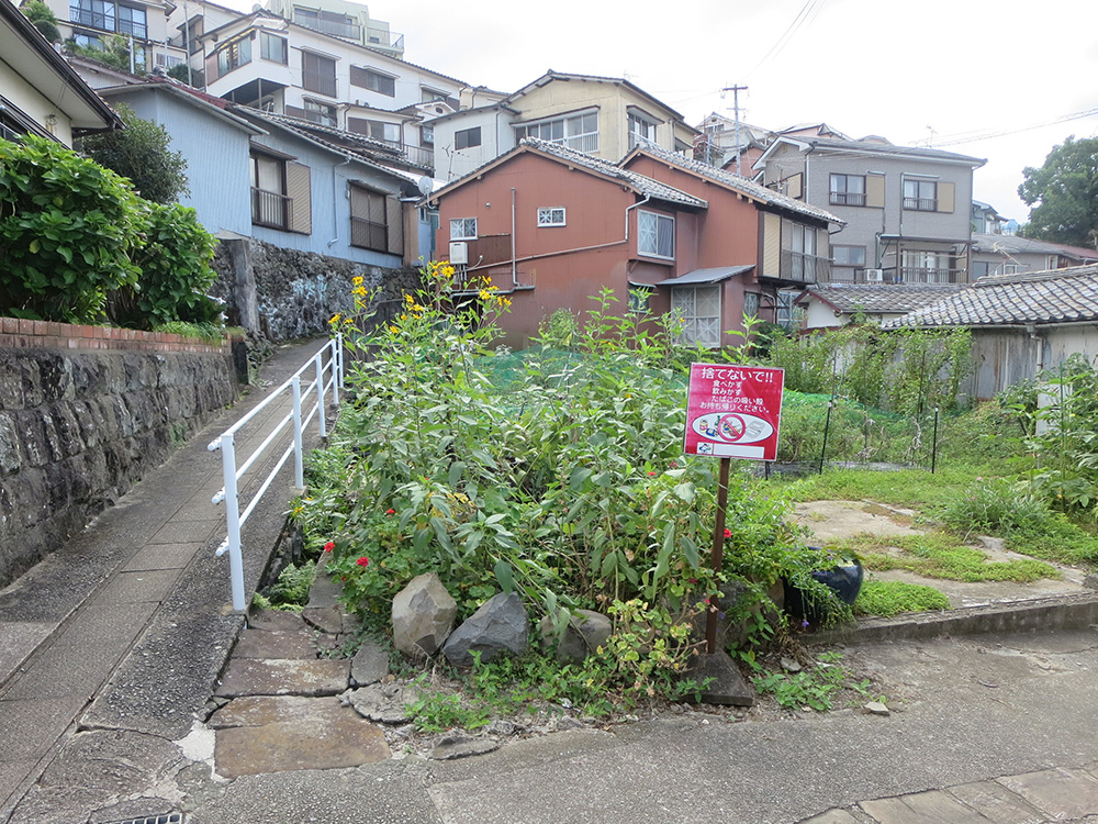 【売買】家庭菜園可能な斜面地の宅地の画像2