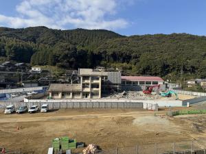 旧川平小学校解体写真3