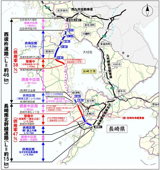 南北幹線道路（ルート）