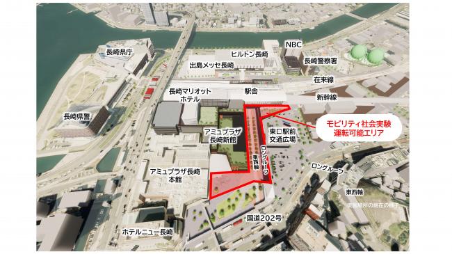 モビリティ社会実験実施場所