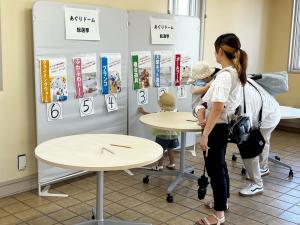 投票のようす
