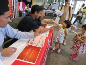 国際交流の様子