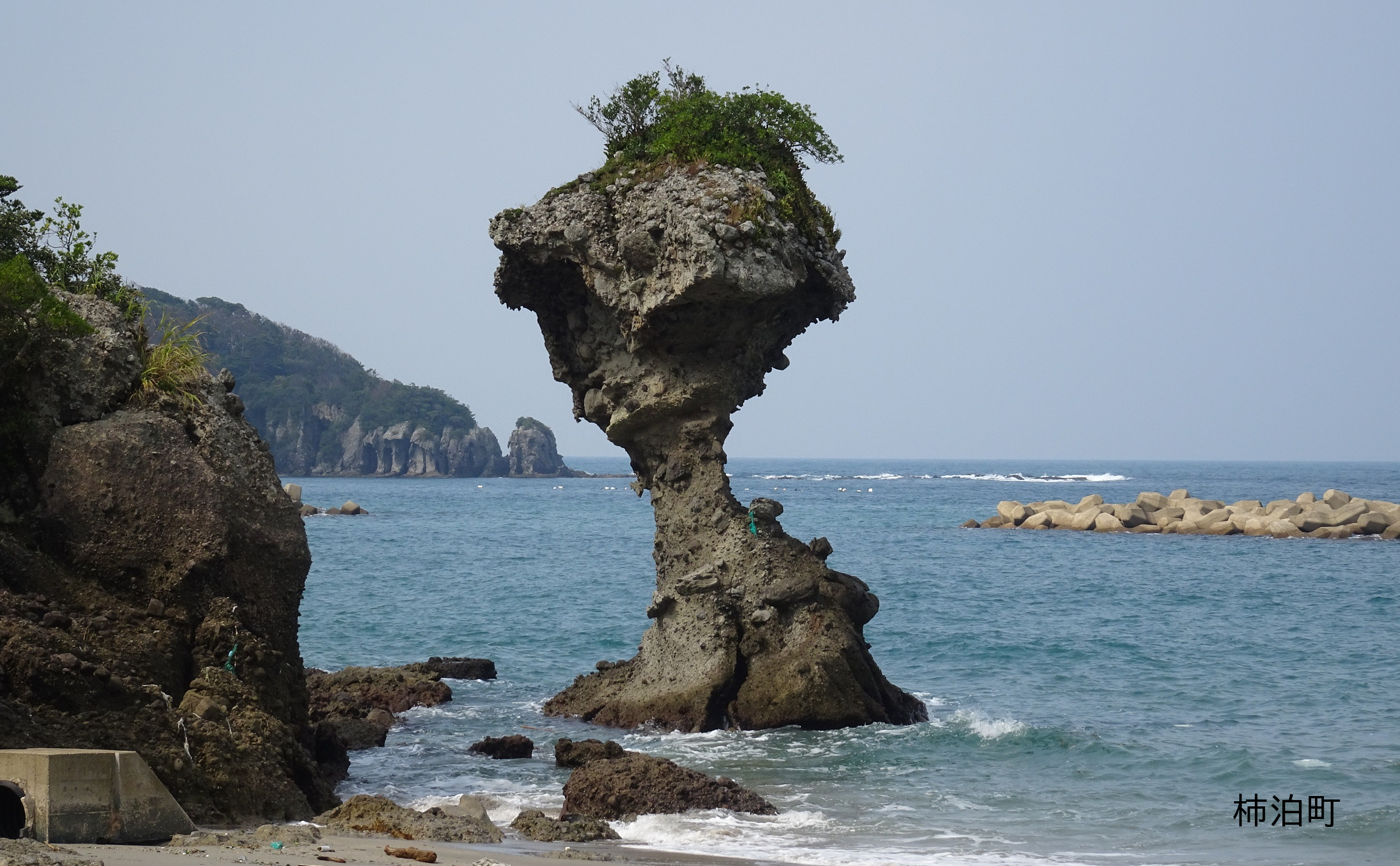 弁天白浜の傘瀬